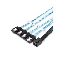 Cable Mini Sas Hd Interno Cablecreation De 0,5 M Sff-8643 A 4 Unidades Sata