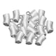 thumbnail image 1 of 50 Uds. Colgante De Collar De Cuentas De Agujero Grande Tubular Para Hacer Joyería Plateada, 1 of 5