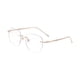 thumbnail image 4 of Gafas Sin Montura Casual Gafas De Moda Para Fiesta Cumplea?os Vacaciones Oro Rosa, 4 of 5