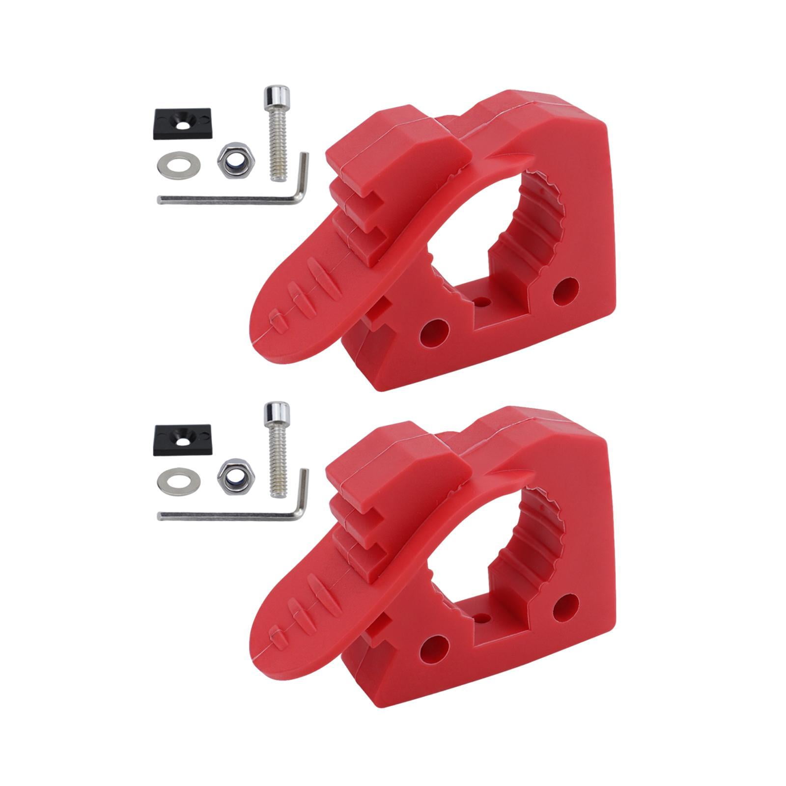 Ioensy - Abrazadera De Goma Para Herramientas De Vehículos Genéricos, Soporte De Montaje Para Equipos De Seguridad, 2 Piezas