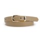 thumbnail image 1 of Cinturón mujer pasador metálico angosto casual beige Talla Única, 1 of 4