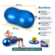 thumbnail image 2 of Balón ovalado para pilates yoga tipo maní + inflador, 2 of 3