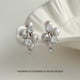 thumbnail image 1 of Pearl CZ Star Tassel Dangle Earrings for Women, Light Luxury Trendy Everyday Jewelry, 1 of 1