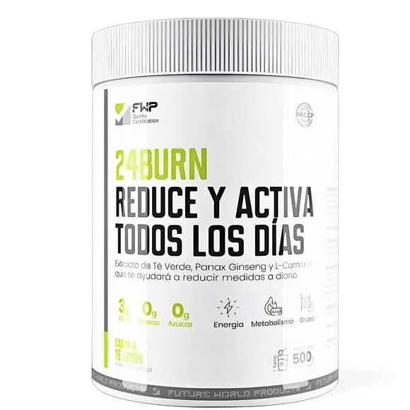 24BURN Suplemento FWP, Reduce y Activa Todos los días ,500mg.