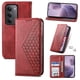 thumbnail image 3 of Funda Flip FOXDOCK para Xiaomi Redmi 15 4G , Estilo Billetera con Diseño Rombo, Correa de Mano y Soporte, Uso Diario, 3 of 6