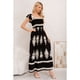 thumbnail image 3 of Maxi Vestido Largo Verano Mujer Estampado Casual Sin Mangas 3380, 3 of 3