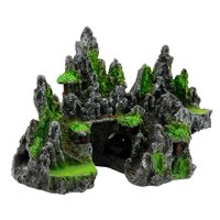 Magideal - Decoración De Pecera, Cueva Para Esconderse, Artesanía De Resina, Escondite, Casa Para Peces, Escondite, Decoración Paisajística, Adorno Para