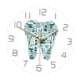 thumbnail image 5 of Reloj De Pared Con Dientes, Silencioso, Acrílico, Decorativo, Redondo, Colgante, 5 of 5