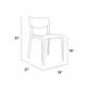 thumbnail image 4 of Silla de Comedor para Exterior - Apilable - Juego de 4 - Town, 4 of 4
