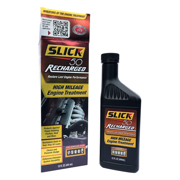 Tratamiento para motor Slick 50 Recharged High Mileage 450 mL