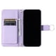 thumbnail image 4 of Funda tipo billetera FOXDOCK para iPhone 12 Mini – Tapa abatible con correa para mujer, 4 of 5