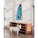 thumbnail image 4 of Gancho de pared Bichón Frisé de hierro forjado, 4 of 4