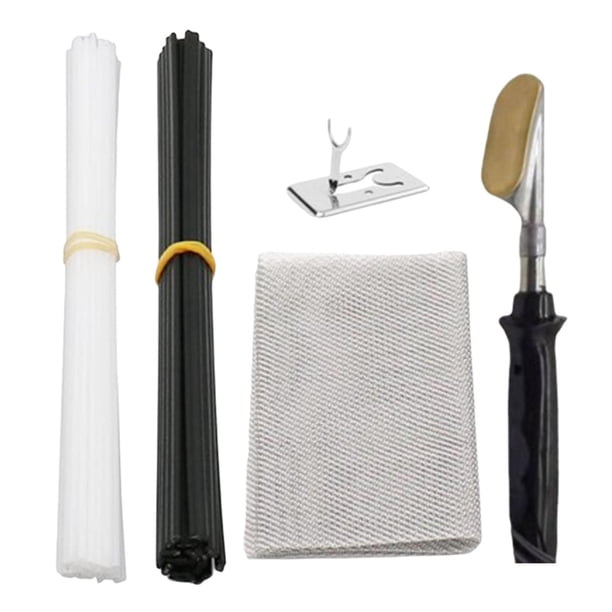 Espátula de reparación de grietas de plástico para reparación de automóviles, soldador eléctrico de 60 W, kit de reparación de soldadura de punta Combinación B