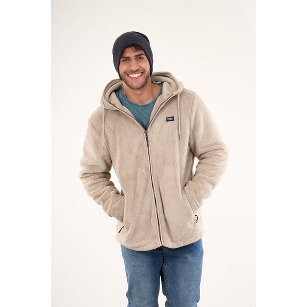 Poleron Bonded Shaggy Con Gorro Classic 8701