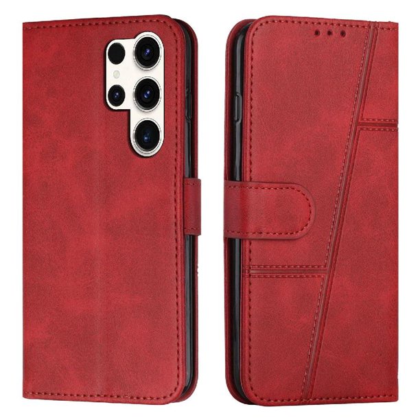 Funda Flip Para Samsung Galaxy S24 Ultra – Carcasa Delgada Y Resistente A Impactos Con Soporte Para Uso Diario Y Profesional