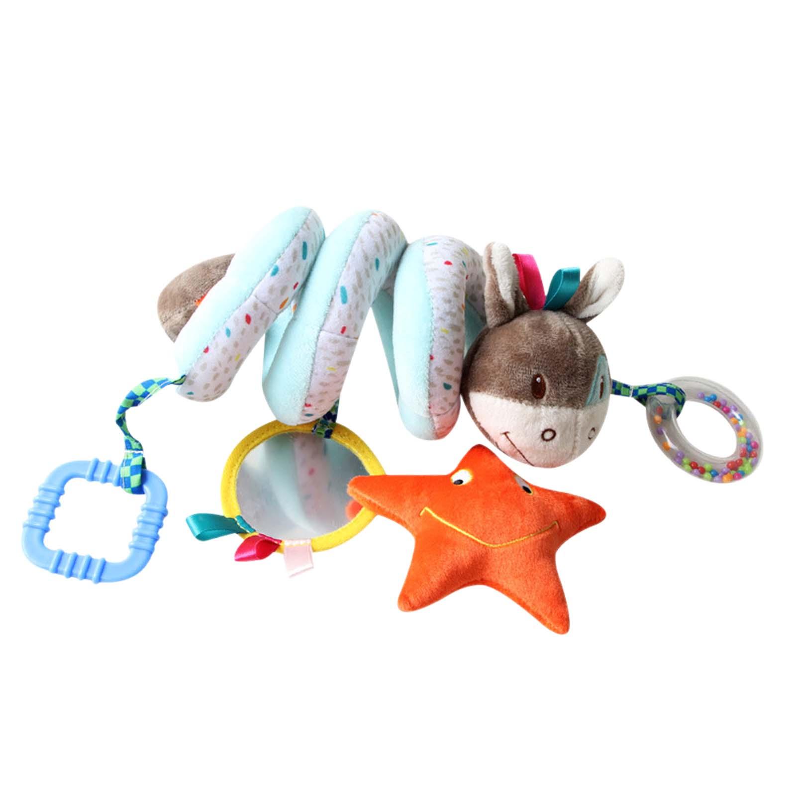 Magideal - Juguete De Peluche Colgante En Espiral Para Bebé, Cochecito Suave, Juguetes Para Niños, Niñas Y Bebés