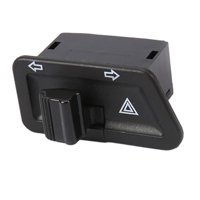 Magideal - Botón De Interruptor De Señal De , , Botón De Lámpara De Doble Flash, Apto Para Scooter Gy6 50Cc 125Cc 150Cc, Reemplazo De Piezas De Repuesto