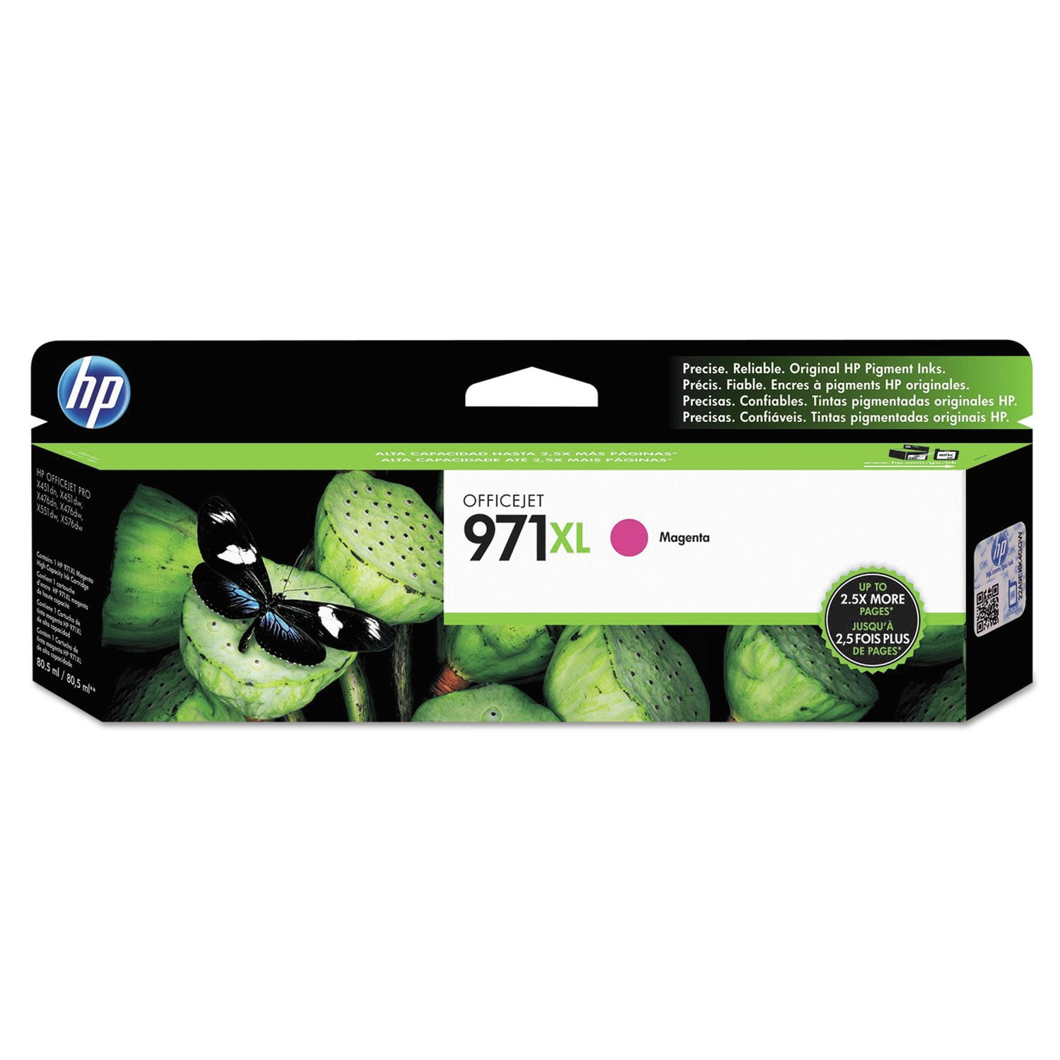 Cartucho De Tinta Hp 971xl Magenta De Alto Rendimiento Officejet Pro
