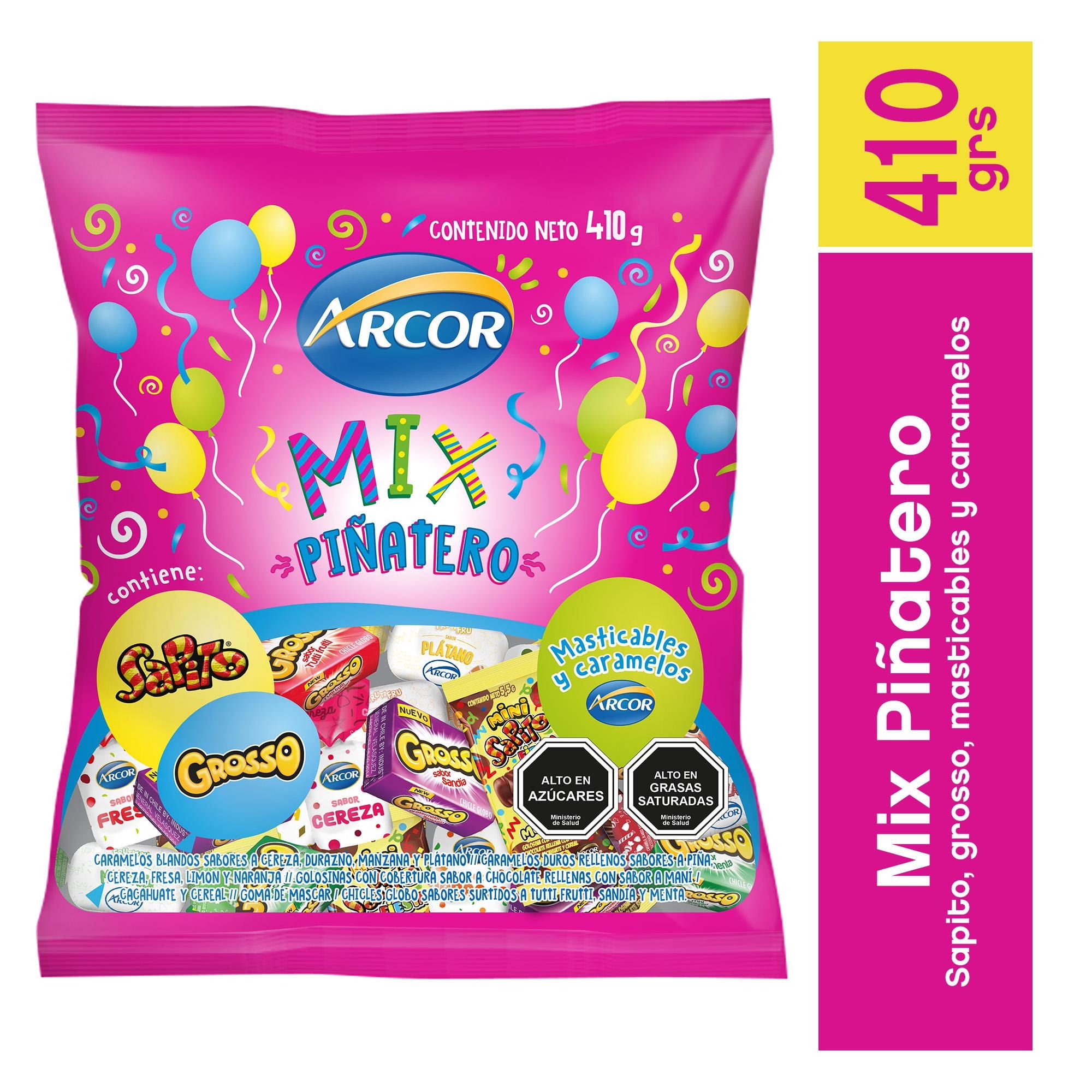 Caramelo Blandos Mix Piñatero 410 g Arcor