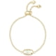 thumbnail image 1 of Pulsera Kendra Scott Elaina Gold Adjustable Chain Bracelet In Dichroic Glass, 1 of 2