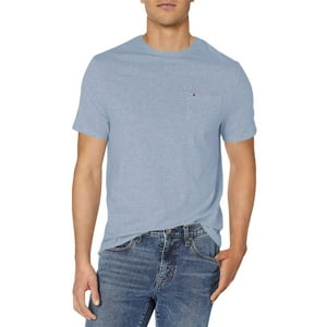 Camiseta Tommy Hilfiger De Manga Corta Con Cuello Redondo Y Bolsillo Para Hombre
