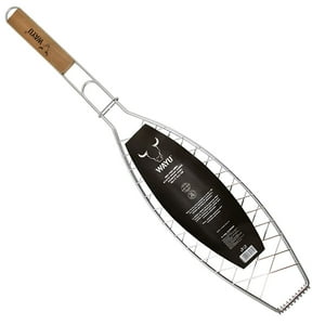 Parrilla Acero Inoxidable Para Pescados Y Mariscos Wayu - Ps