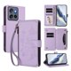 thumbnail image 1 of Funda Cartera Mariposa para [Motorola Moto G Stylus 2025 5G] con Soporte y Cremallera Morado claro, 1 of 6