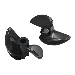 Bothyi - 2 Piezas Bajo El Agua Rc Barco Fuera De Borda Hélices Accesorios 3Mm Eje Repuestos