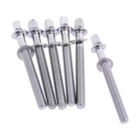 Magideal - 6X Varillas De Tensión Para Batería Tornillos De Fijación Para Batería Con Arandelas Tornillos De 5 Mm Para Orejetas De Batería Pernos Para Orejetas D M5X50Mm