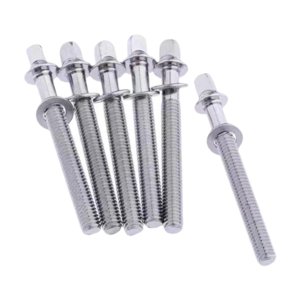 Magideal - 6X Varillas De Tensión Para Batería Tornillos De Fijación Para Batería Con Arandelas Tornillos De 5 Mm Para Orejetas De Batería Pernos Para Orejetas D M5X50Mm