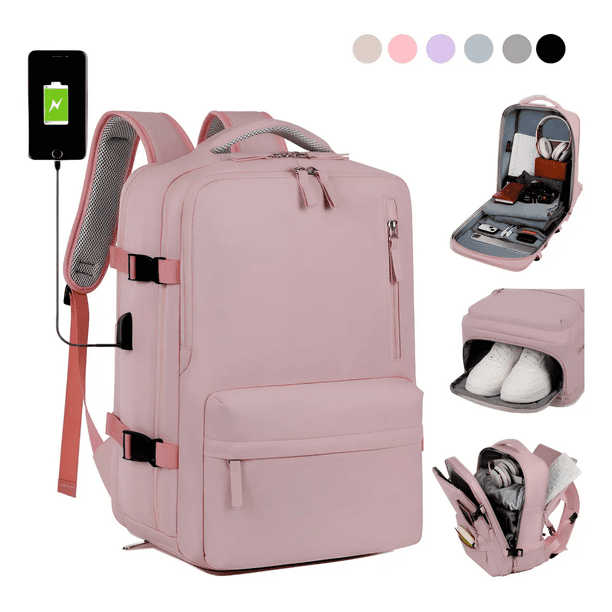 Mochila De Senderismo Impermeable De Viaje Grande Con Interf