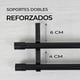 thumbnail image 3 of Set Barra Doble Andino 21 mm Negro 240 cm, 3 of 6