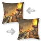 thumbnail image 2 of Twisted Metal Fundas de almohada de terciopelo con tema, regalos de funda de almohada, decoración para el hogar, cojín de lanzar, regalo de cumpleaños para fans y parejas. 45cm x 45cm., 2 of 6