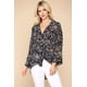thumbnail image 1 of Camisa Samiraboutique Estampado Animal Navy Mix, 1 of 2