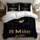 thumbnail image 1 of 3pcs Slim-Shady 8 Mile Rap Struggle Printed Bedding Set Duvet Cover + 2 Pillowcases, 1 of 1