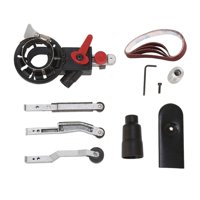 Magideal - Herramienta De Pulido De Mini Lijadora De Banda De Mano, Accesorios De Piezas De Lijadora Eléctrica, Accesorio De Adaptador De Cabeza De Lijadora De