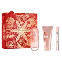 Set Perfume Carolina Herrera 212 Vip Rose Elixir Para Mujer 80 Ml + 10 Ml + Body Lotion 100 Ml