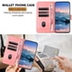 thumbnail image 3 of Funda Cartera para Motorola Moto Edge 50 NEO Tarjetero Soporte Magnético y Correa Rosa, 3 of 5