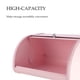 thumbnail image 3 of Contenedor de almacenamiento para pan de gran capacidad, organizador de cocina (rosa), 3 of 5