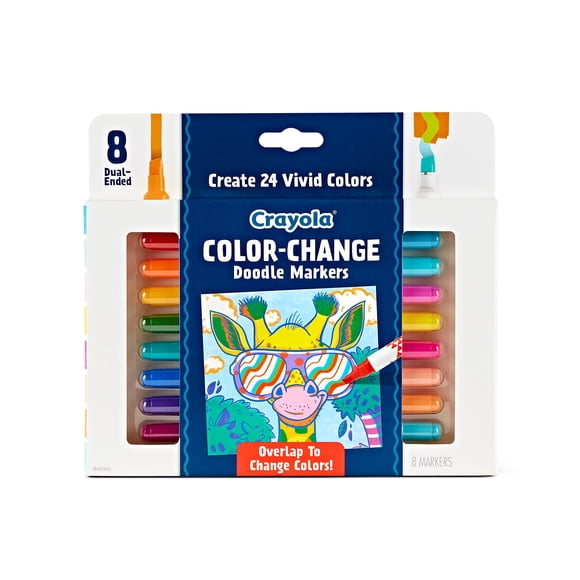 Marcadores Crayola que cambian de color, 8 unidades, para adolescentes y adultos