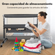 thumbnail image 4 of Cuna Moises Bebe Con Colchon Y Mosquitero 4 Modos Liso, 4 of 8