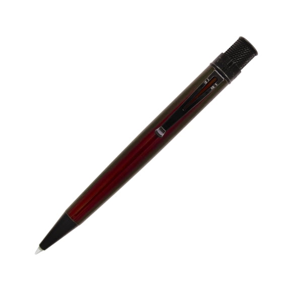Pluma Rollerball Retro 1951 Tornado Stealth Cereza Negra