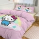 thumbnail image 1 of Hello Kitty Rainbow Comforter Set with Sheets - 3 Piece Bedding Includes Pillow Covers - Super Soft Bedding Room Decor Twin, 1 of 5