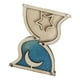 thumbnail image 2 of Accesorio De Tablero Ocupado De Madera Para Niños Pequeños, Enseñanza Temprana De Habilidades Prácticas, Reloj De Arena Azul, 2 of 5