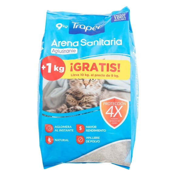 Arena Sanitaria para Gato Aglutinante Bolsa