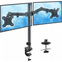 Leonimport - Soporte Doble Brazo Para 1 O 2 Monitores 10-32 Pulgadas