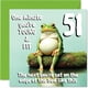 thumbnail image 1 of Tarjeta De Cumpleaños Stuff4 Para 51 Cumpleaños De Young And Fit Frog, 1 of 7