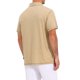 thumbnail image 3 of INSPIRE CHIC Camisas Polo de Verano Casual para Hombre con Bloque de Color, Cuello con Bolsillo y Manga Corta XL Caqui, 3 of 6