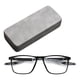 thumbnail image 1 of Gafas De Lectura Deportivas Gafas De Bloqueo De Luz Azul Para Mujeres Hombres Que Viajan Negro Gris 300 °, 1 of 5