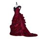 thumbnail image 3 of Vestido Fortunehouse Rojo Largo Estilo Gótico Victoriano, 3 of 6